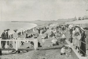 Dieppe में समुद्र तट जीवन